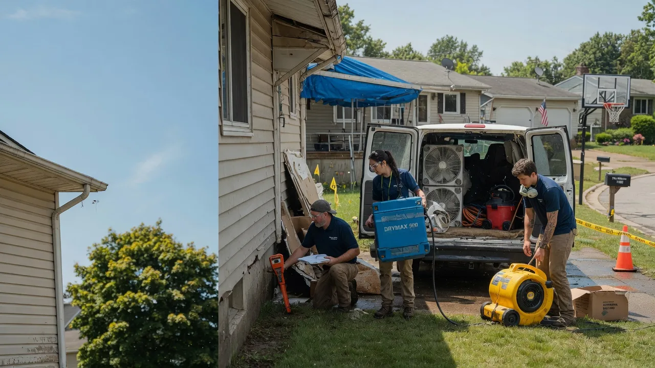 Ceiling Leak Cleanup in Litchfield, IL near me